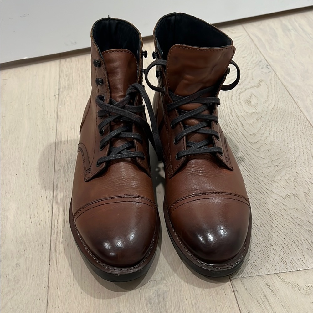 Thursday Boot Company Men's Captain Leather Boots in Brandy